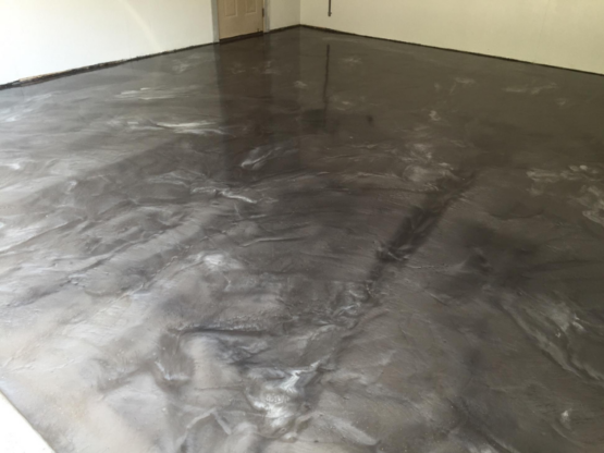 Metallic Epoxy Garage Floor