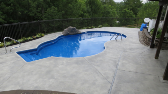 Resurfaced Pool Deck